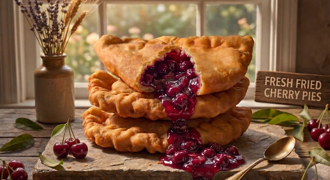 Cherry fried pie