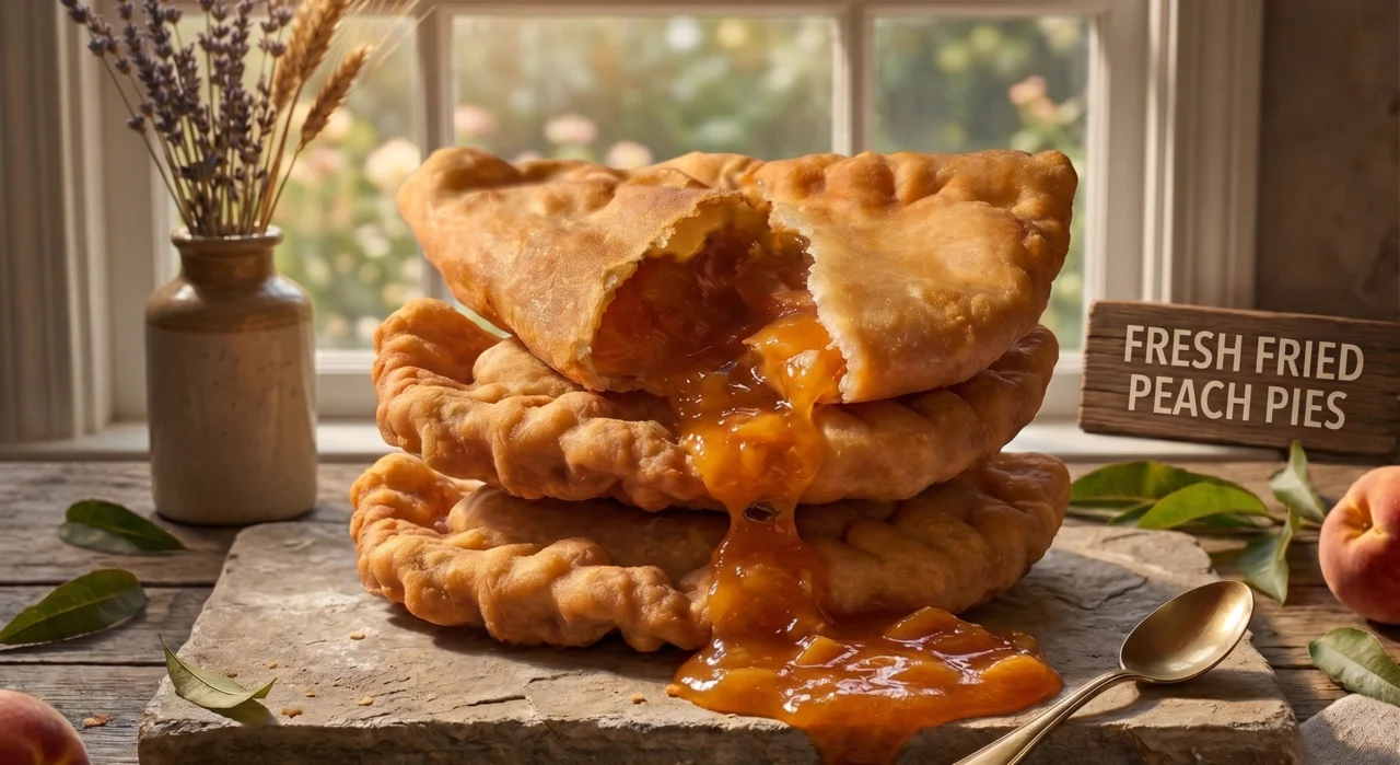 Peach fried pie